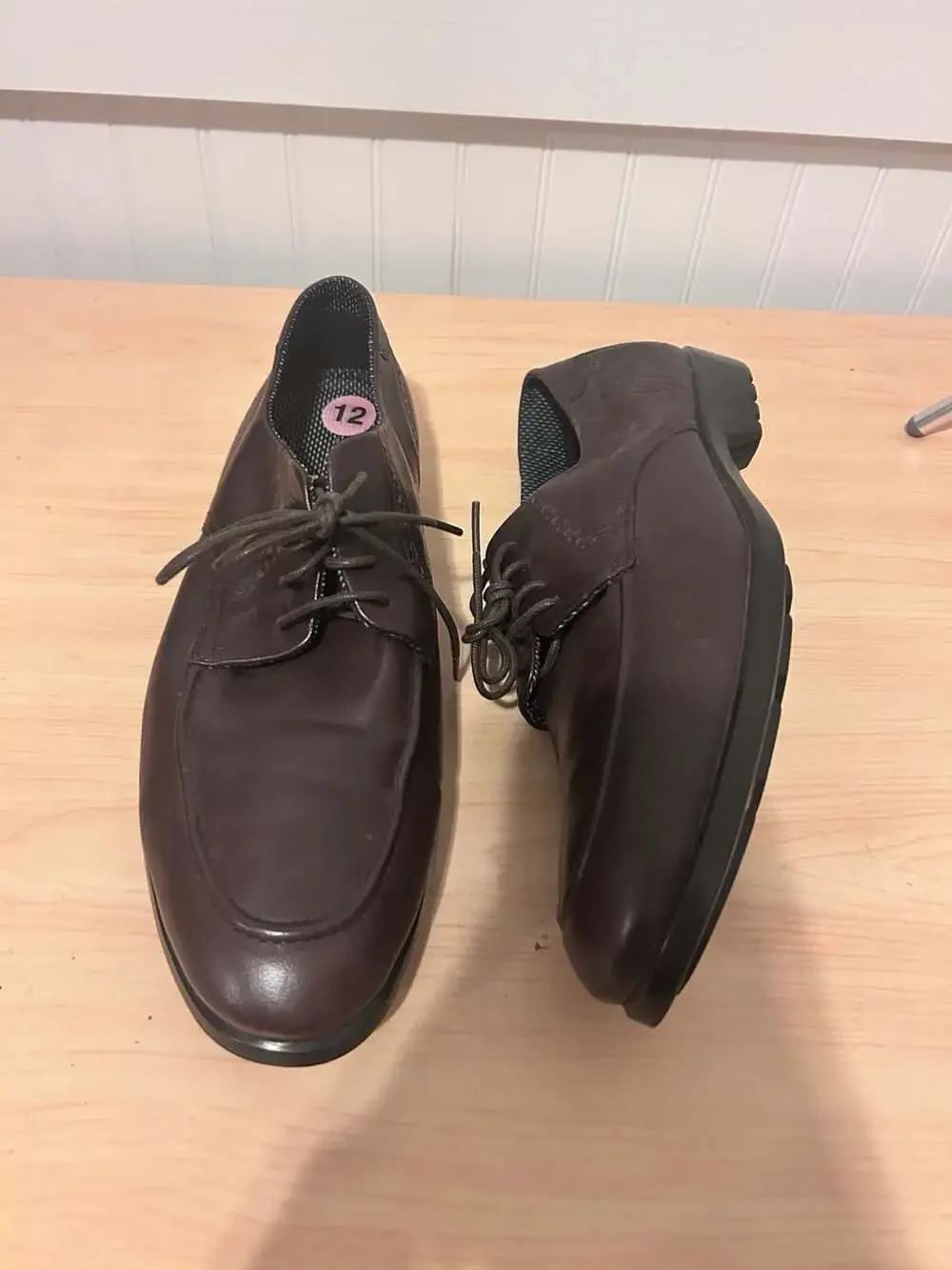 Rockport Adiprene Brown Leather Split Toe Oxford Dress Shoes